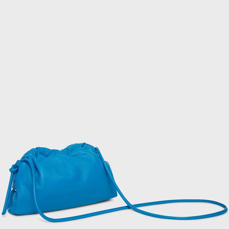 Women's Mansur Gavriel Mini Cloud Clutch Bags Blue | AU 7862XY